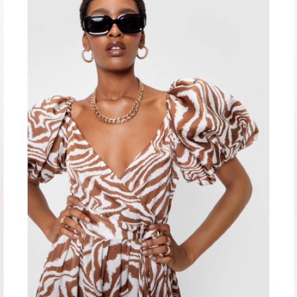 Puff Maxi Dress
